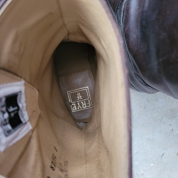 Frye Engineer Boots Mens -  Size 7 - Brown Made in Mexico - Picture 11 of 11
